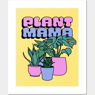 Plant Mama - Surviving and Thriving Posters and Art